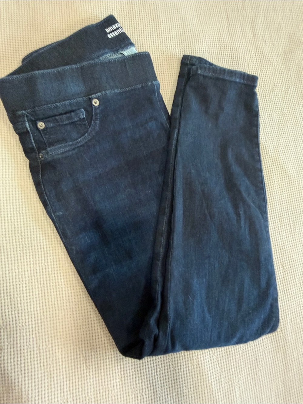 Essentials Dark Blue Skinny Jeans
